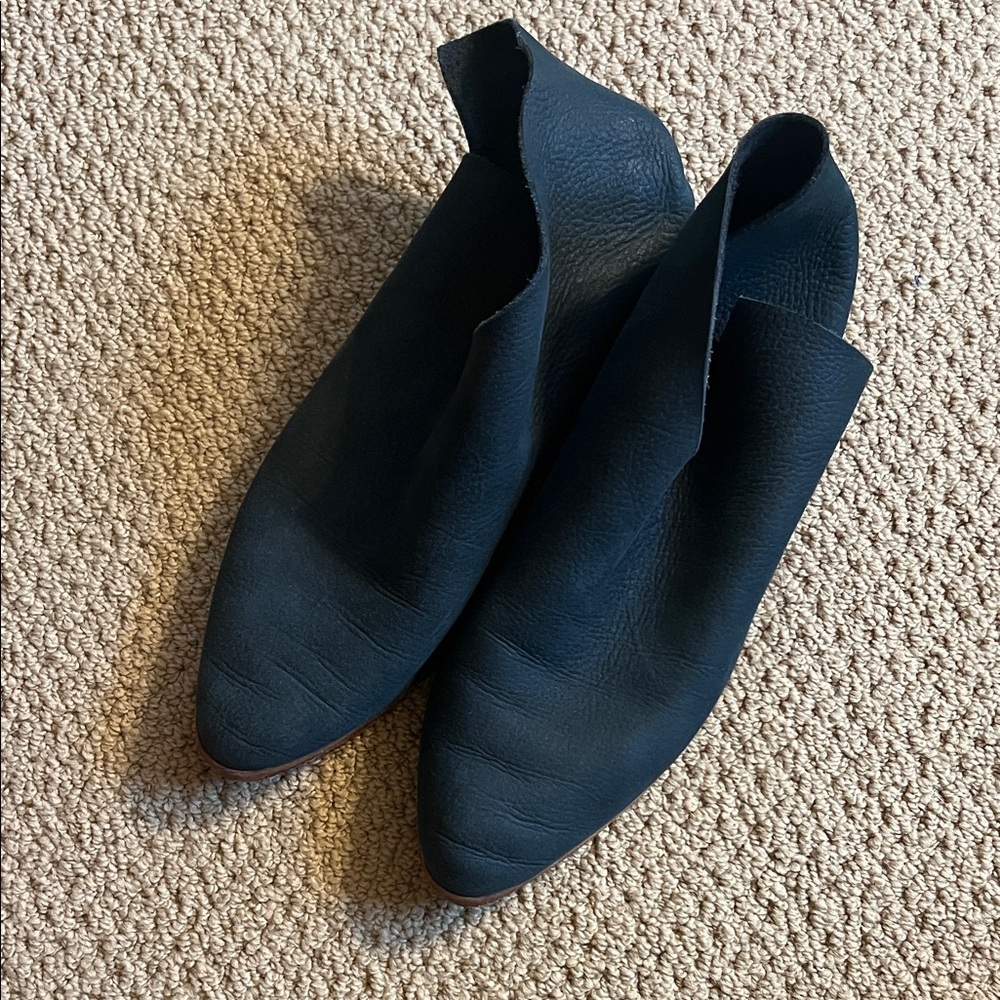 Women’s Sevilla Smith blue boots leather shoes size 40